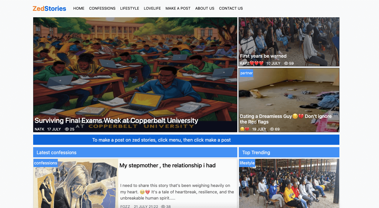MUSTORIES Webapp